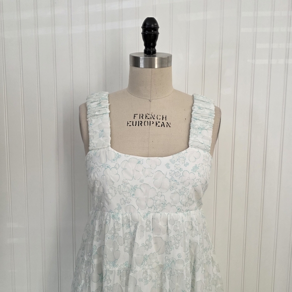 Amanda Uprichard Elegant Lace Midi Dress Romantic & Feminine M - Picture 5 of 7